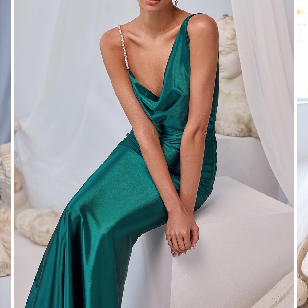 Alamour The Label Green Gown
